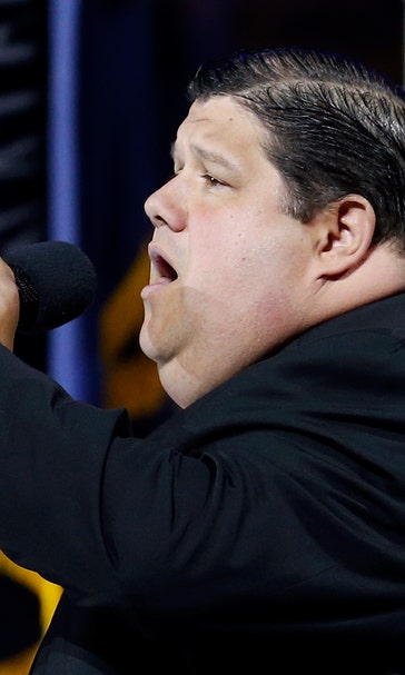 Bruins anthem singer may be Boston Garden's busiest worker